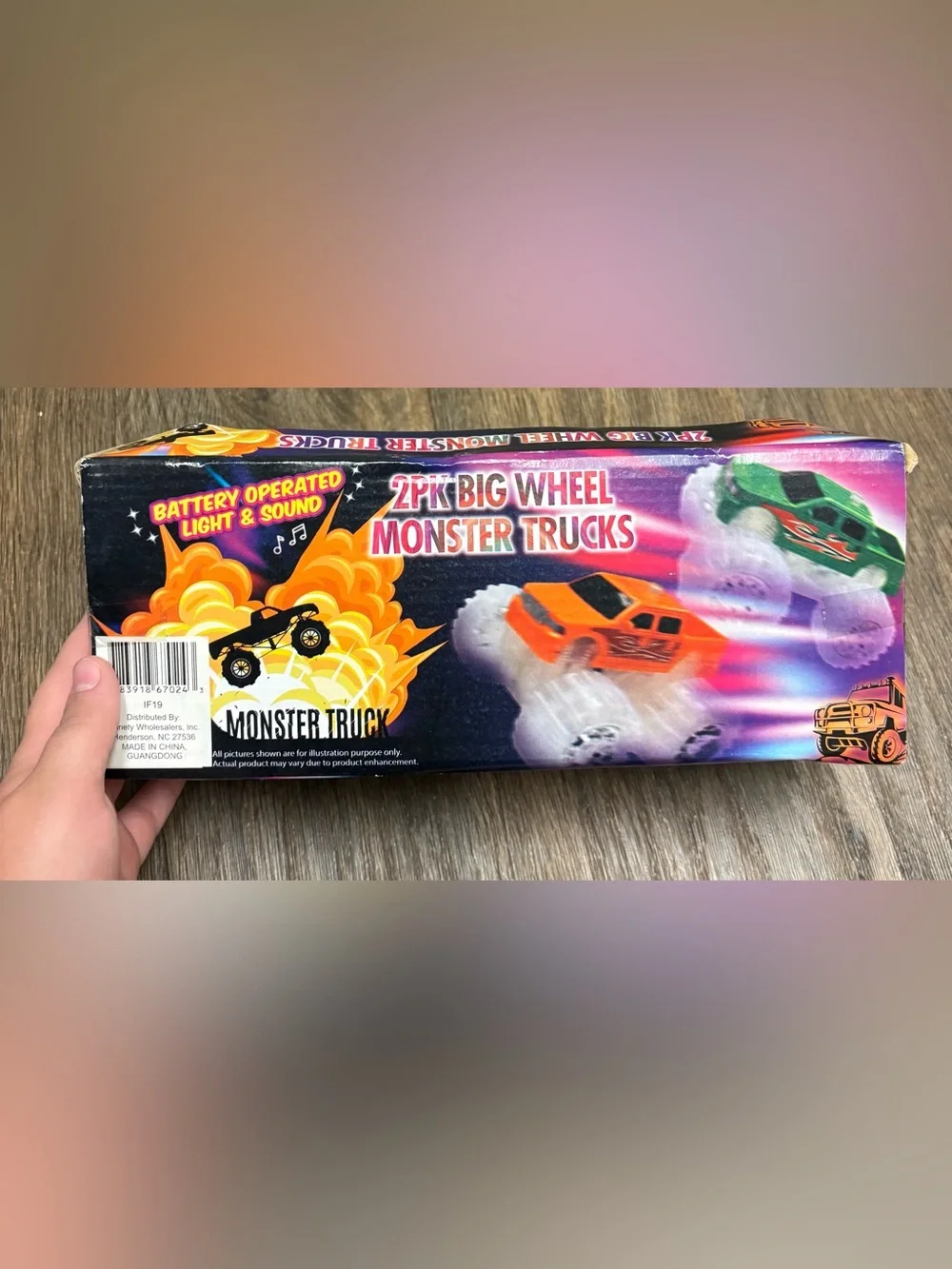 2 PK of Big Wheel Monster Trucks